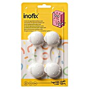Inofix Cierre para muebles 5101-2- (Blanco, Tipo de montaje: Pegado)