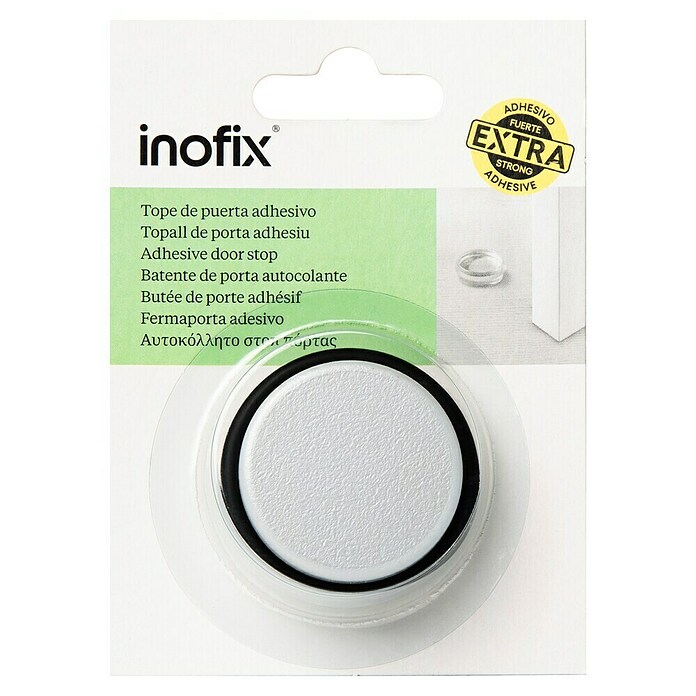 Inofix Tope de puerta 2098 (Ø x Al: 46 x 18 mm, Cromo) | BAUHAUS