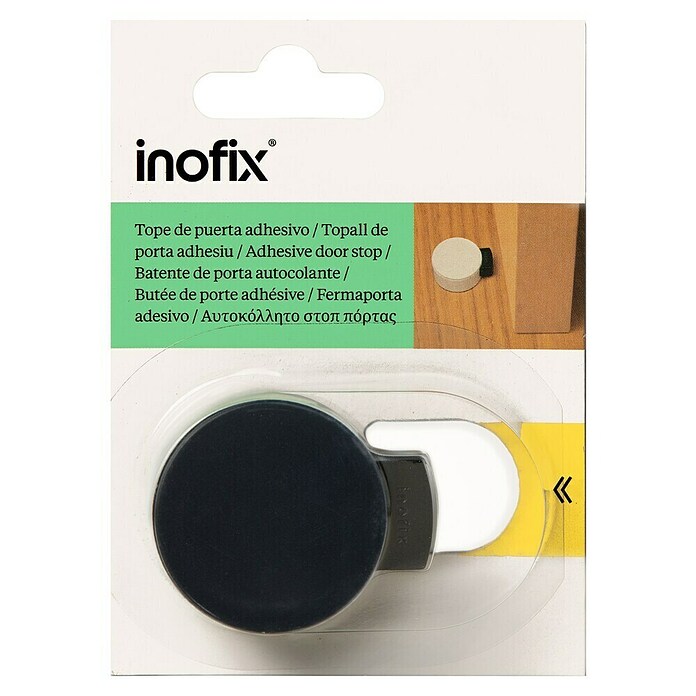 Inofix Tope de puerta 2420 (Plástico, Negro) | BAUHAUS