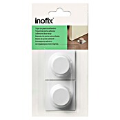 Inofix Tope de puerta 2031 (Plástico, Blanco)