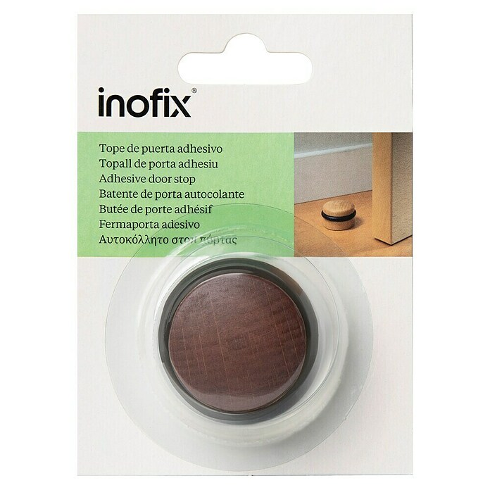 Inofix Tope de puerta 2032 (Madera, Marrón)