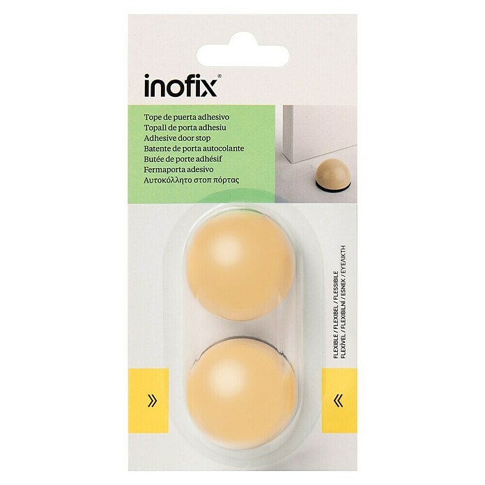 Inofix Tope de puerta 2033 (Plástico, Beige)
