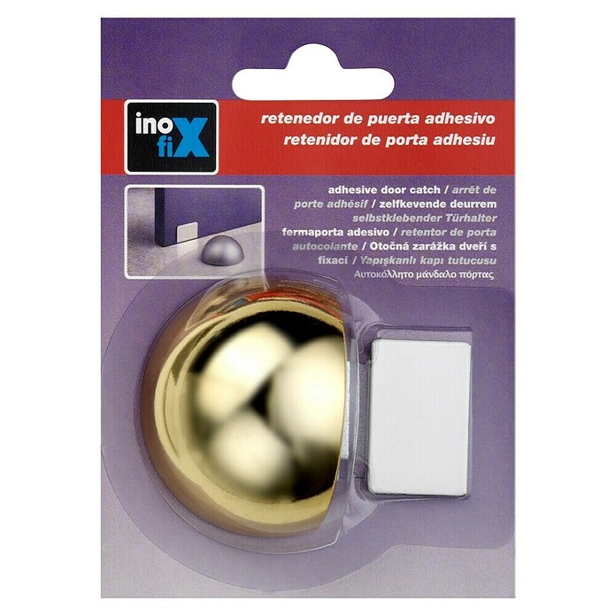 Inofix Tope de puerta 2034 (Plástico, Dorado)