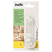Inofix Tope de puerta retenedor 2035 (Plástico, Transparente)