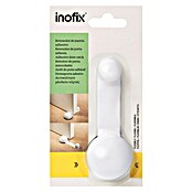 Inofix Tope de puerta retenedor 2035 (Plástico, Blanco)
