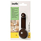 Inofix Tope de puerta retenedor 2035 (Plástico, Marrón)