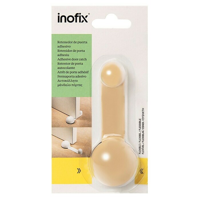 Inofix Tope de puerta retenedor 2035 (Plástico, Beige)