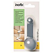 Inofix Tope de puerta retenedor 2035 (Plástico, Gris)