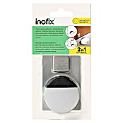Inofix Tope de puerta 2037 (Acero inoxidable, Gris metalizado)