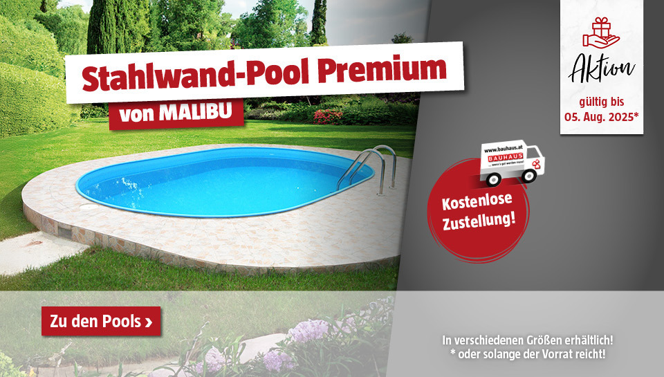 Malibu Stahlwand Pool bis 05.08.2025 versandkostenfrei