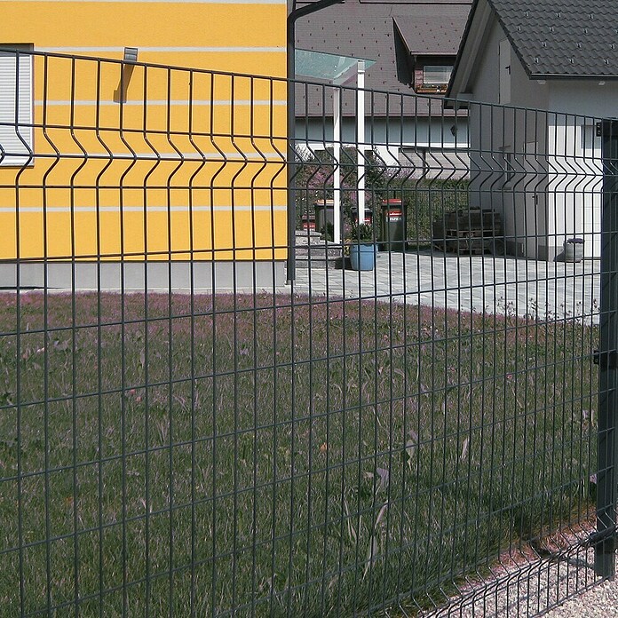 H+S Zauntechnik Drahtgittermatte (L x H: 2 x 0,97 m, Anthrazit, Stahl) | BAUHAUS