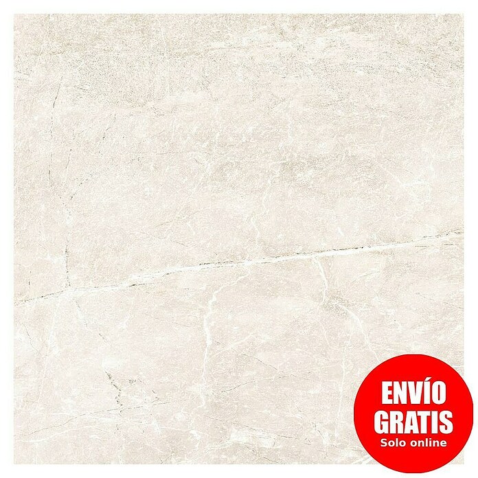 Pavimento porcelánico Tempo Antislip (60,5 x 60,5 cm, Cotton, Mate) | BAUHAUS