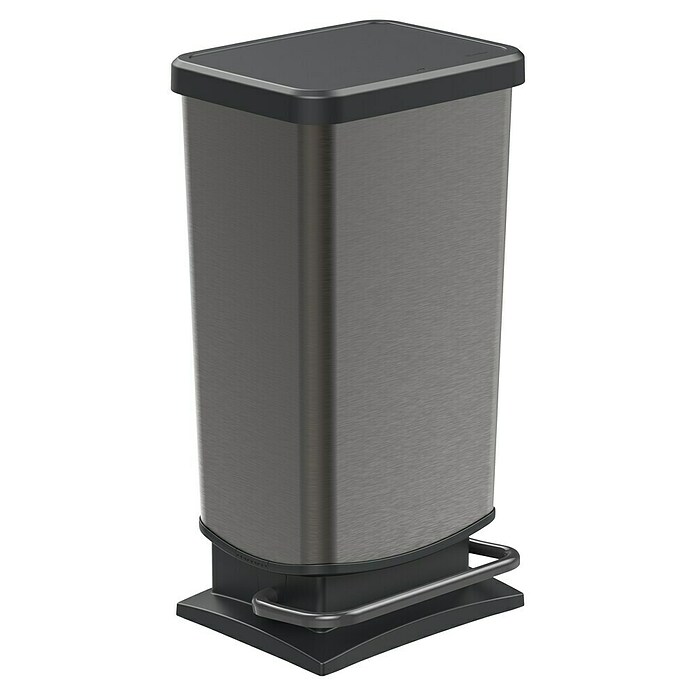 Rotho Treteimer Paso (40 l, Kunststoff, Graphit) | BAUHAUS