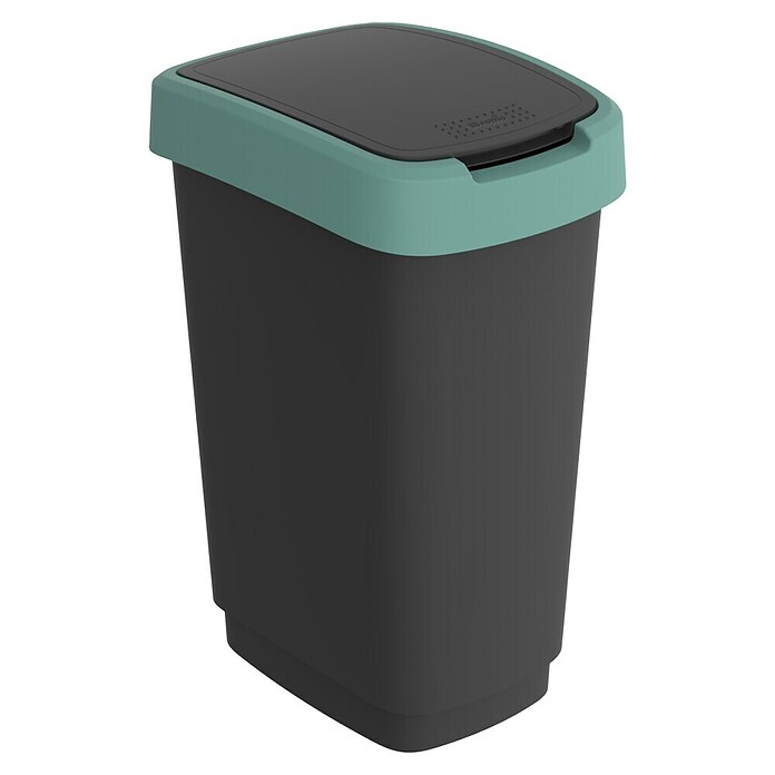 Rotho Koš z nihajnim pokrovom Twist  (25 l, Plastika, Zelena) | 3721 - Abfalleimer Kunststoff | HHDA - Abfall | HHD - Abfall | HH - Reinigung | H - Innendeko/Farben | BAUHAUS