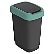 Rotho Koš z nihajnim pokrovom Twist  (10 l, Plastika, Zelena) | 3721 - Abfalleimer Kunststoff | HHDA - Abfall | HHD - Abfall | HH - Reinigung | H - Innendeko/Farben | BAUHAUS