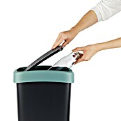Rotho Koš z nihajnim pokrovom Twist  (10 l, Plastika, Zelena) | 3721 - Abfalleimer Kunststoff | HHDA - Abfall | HHD - Abfall | HH - Reinigung | H - Innendeko/Farben | BAUHAUS