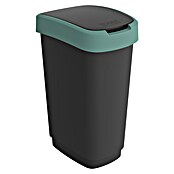 Rotho Koš z nihajnim pokrovom Twist  (50 l, Plastika, Zelena) | 3721 - Abfalleimer Kunststoff | HHDA - Abfall | HHD - Abfall | HH - Reinigung | H - Innendeko/Farben | BAUHAUS