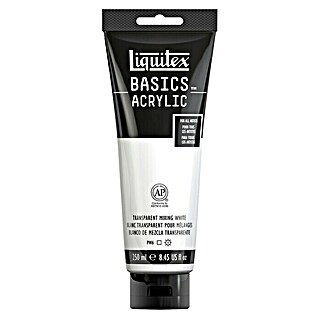 Liquitex Basics Acrylfarbe (Transparent Mischweiß, 250 ml)