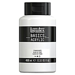 Liquitex Basics Acrylfarbe (Titanweiß, 400 ml)