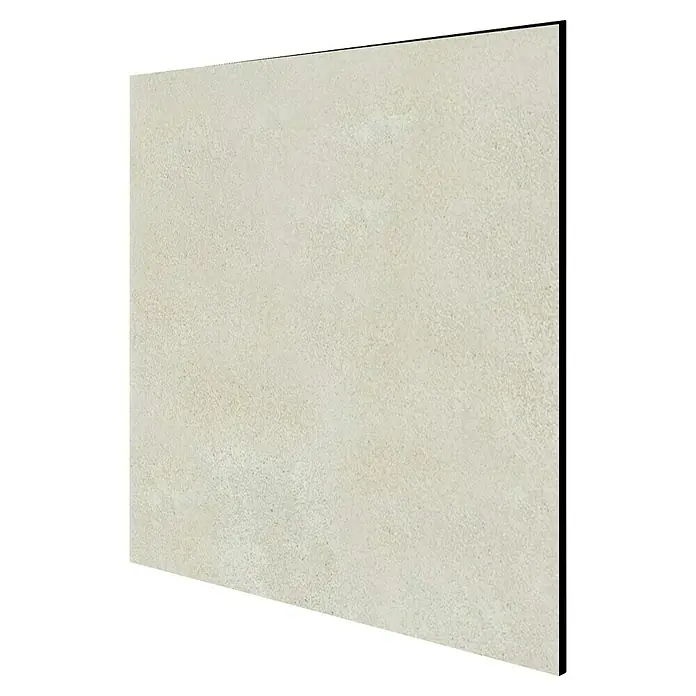 Jangal Wandpaneel Modular Wall Stone - Ivory Sandstone, 520 x 520 x 6 mm - Nahaufnahme einer neutralen, beigen Wandfliese mit einer subtilen, gesprenkelten Textur, ideal für moderne Innenräume.