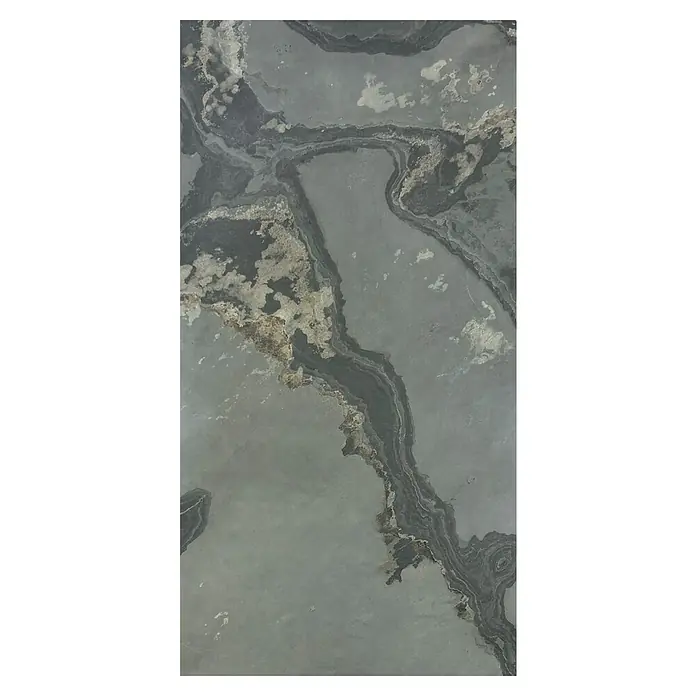 Jangal Wandpaneel Modular Wall Stone - Patina Slate, 1.040 x 520 x 6 mm - Dekorative Onyxplatte mit einzigartigen, natürlichen Mustern und grauen Farbtönen. Ideal für stilvolle Innenraumgestaltung.