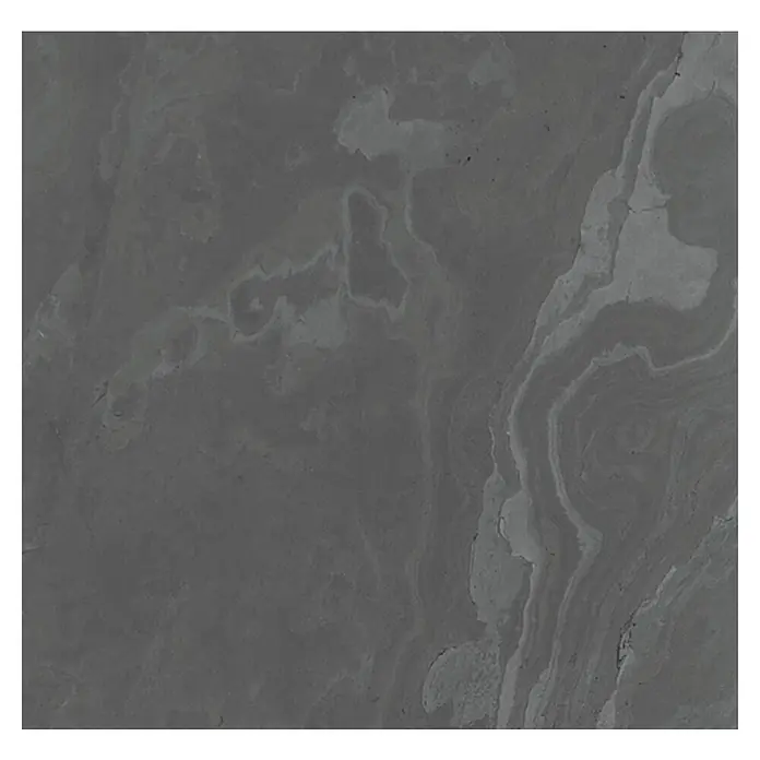 Jangal Wandpaneel Modular Wall Stone - Black Slate, 520 x 520 x 6 mm - Graue Marmorstruktur mit subtilen Wirbeln, ideal für moderne und elegante Designs. Eine edle Textur für anspruchsvolle Projekte.