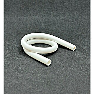 Schlauch Silikon (Ø x L: 4 mm x 25 cm, Weiß)