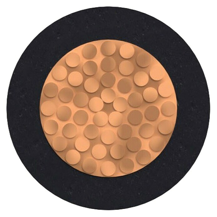 Aderleitung H07V-K (Anzahl Adern: 1 Stk., Aderquerschnitt: 16 mm², 3 m, Schwarz) | BAUHAUS