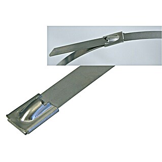 Voltomat Kabelbinder SS 316 (L x B: 200 x 4,5 mm, 10 Stk., Silber)