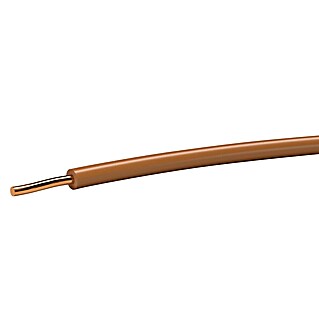 Klingelleitung YT1X0,6BR-B20 (Anzahl Adern: 1 Stk., Aderquerschnitt: 0,6 mm², Braun, 20 m)