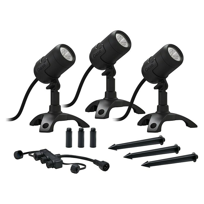 Oase LED-Spotstrahler LunAqua Connect S Set 3​ (Anzahl LED: 3 Stk., Warmweiß) | BAUHAUS