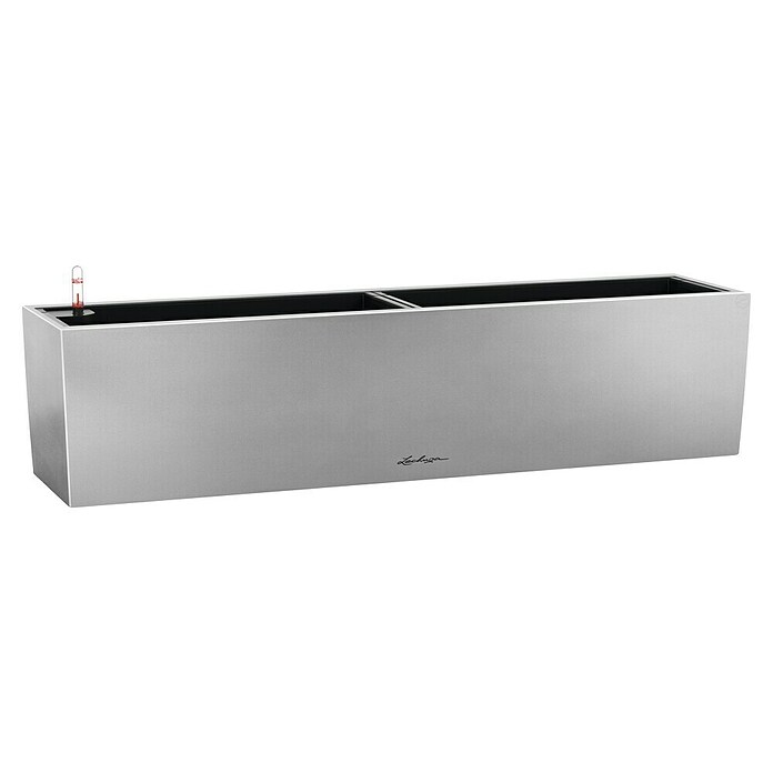Lechuza Balkonkasten Balconera Steel (Max. Außenlänge: 80 cm, Perlgrau, Edelstahl) | BAUHAUS