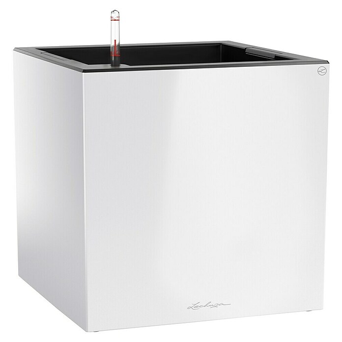 Lechuza Pflanzkasten Canto Premium (Außenmaß (L x B x H): 40 x 40 x 40 cm, Kunststoff, Weiß Glänzend) | BAUHAUS