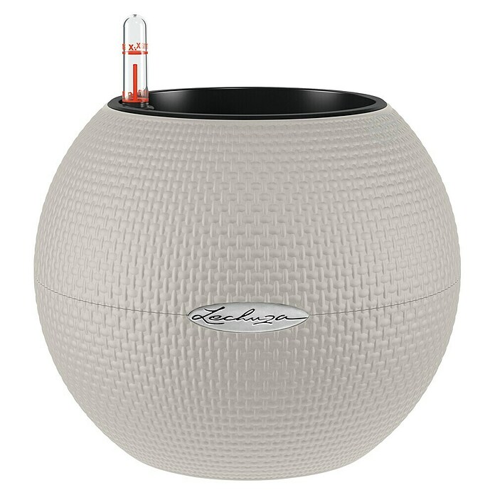 Lechuza Pflanztopf Puro Color 20 (Außenmaß (Ø x H): 20 x 16 cm, Kunststoff, Sandbraun, Matt) | BAUHAUS