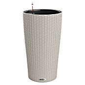 Lechuza Cottage Pflanzsäule rund Cilindro (Ø x H: 23 x 41 cm, Kunststoff, Sandbraun) | BAUHAUS
