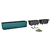 Lechuza Color Balkonkasten Balconera (Max. Außenlänge: 80 cm, Petrolblau) | BAUHAUS