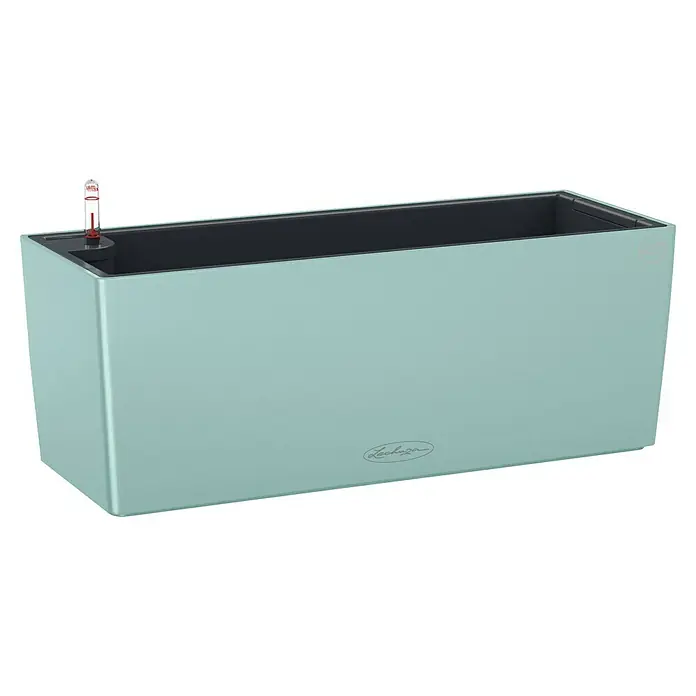 Lechuza Color Balkonkasten Balconera - Max. Außenlänge: 50 cm, Kunststoff, Pastellgrün - Der Lechuza Pflanzkasten in Mintgrün mit Bewässerungssystem bietet eine einfache Möglichkeit, Pflanzen stilvoll zu präsentieren und zu pflegen.
