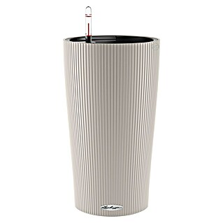 Lechuza Color Pflanzsäule rund Cilindro (Außenmaß (Ø x H): 23 x 41 cm, Kunststoff, Sandbraun)
