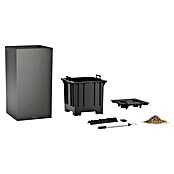 Lechuza Pflanzsäule eckig Canto Premium (Außenmaß (L x B x H): 40 x 40 x 76 cm, Kunststoff, Anthrazit Metallic) | BAUHAUS