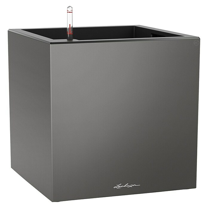 Lechuza Pflanzkasten Canto Premium (Außenmaß (L x B x H): 40 x 40 x 40 cm, Kunststoff, Anthrazit Metallic) | BAUHAUS