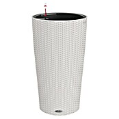 Lechuza Cottage Pflanzsäule rund Cilindro (Ø x H: 23 x 41 cm, Kunststoff, Grau) | BAUHAUS