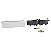 Lechuza Balkonkasten Balconera Stone (Max. Außenlänge: 80 cm, Kunststoff, Quarzweiß) | BAUHAUS