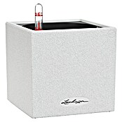 Lechuza Pflanzkübel eckig Canto Stone (Außenmaß (L x B x H): 14 x 14 x 13,5 cm, Kunststoff, Weiß) | BAUHAUS