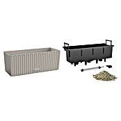 Lechuza Cottage Balkonkasten Balconera (Max. Außenlänge: 50 cm, Kunststoff, Sandbraun) | BAUHAUS