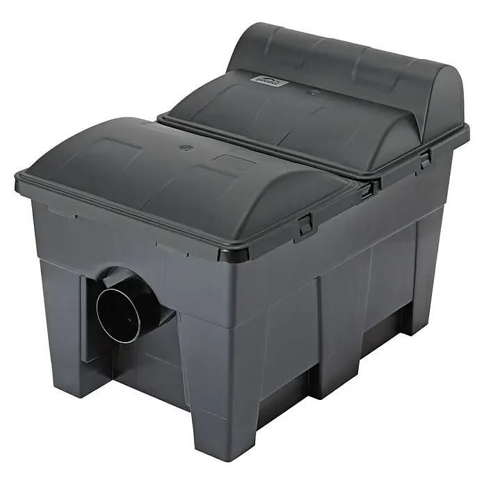 Pontec MultiClear Durchlauffilter-Set 15000 - Teichgröße: 8 m³, Fördermenge pro Std.: 5.500 l - Der Pontec MultiClear Set 15000 Teichfilter sorgt für klares Wasser und ist einfach zu installieren. Ideal für Gartenteiche bis 15000 Liter.