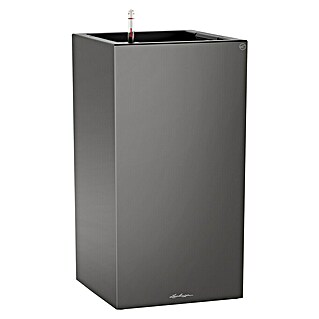 Lechuza Pflanzsäule eckig Canto Premium (Außenmaß (L x B x H): 40 x 40 x 76 cm, Kunststoff, Anthrazit Metallic)
