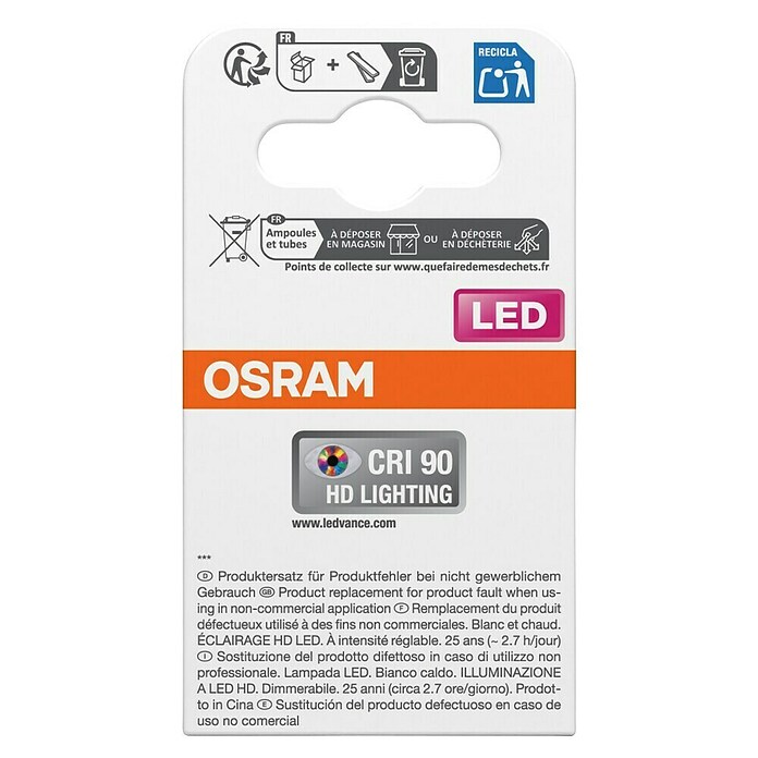 Osram Superstar Ledlamp PAR 16 (GU10, Dimbaar, Warm wit, 350 lm, 3,7 W) | BAUHAUS