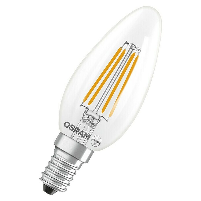 Osram Star LED žarulja Classic B  (E14, Bez prigušivanja, Hladna bijela, 470 lm, 3,4 W) | BAUHAUS