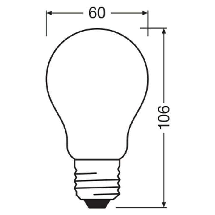Osram Superstar Ledlamp Classic A (E27, Dimbaar, Warm wit, 250 lm, 1,8 W) | BAUHAUS