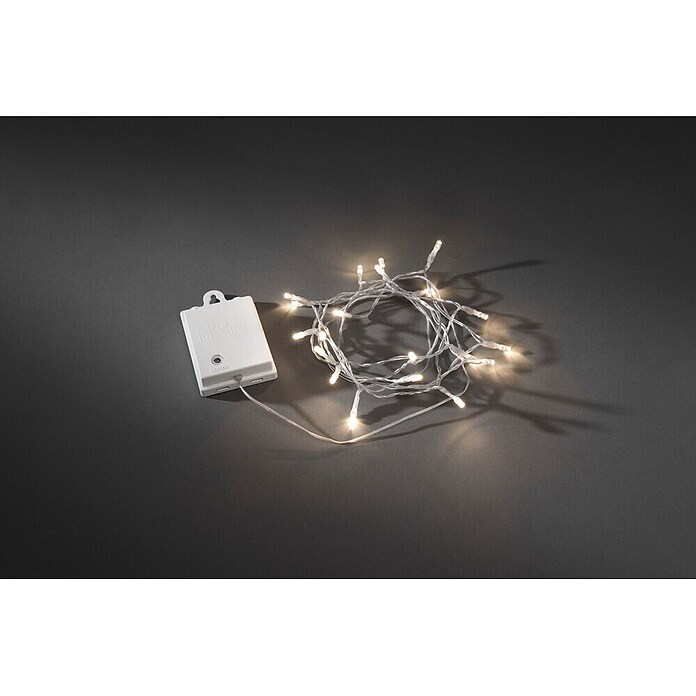 Konstsmide LED-Lichterkette (Außen, 40-flammig, Kabellänge: 3,9 m, Lichtfarbe: Warmweiß)